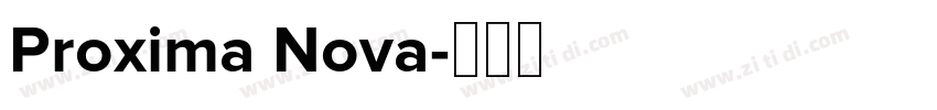 Proxima Nova字体转换